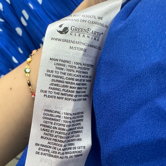 NEW Self-Portrait Polka Dot Mini Dress Lace Trimmed Pleated Dress - Picture 8 of 9